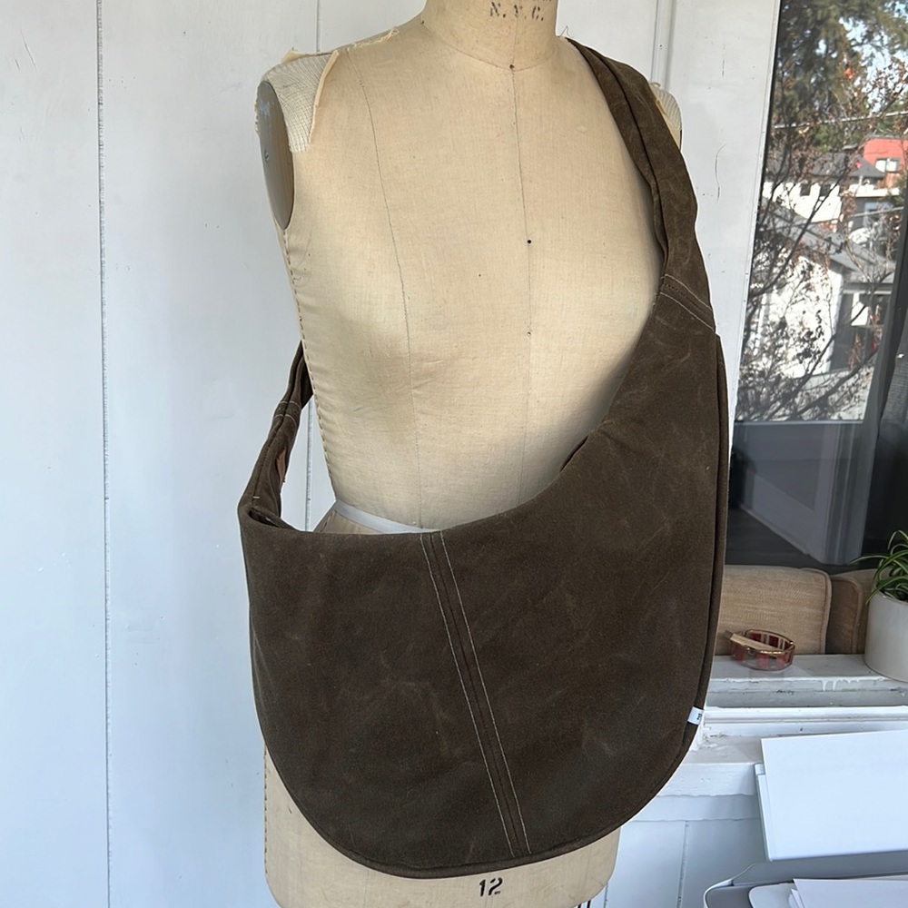 Waxed canvas bag